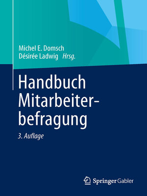cover image of Handbuch Mitarbeiterbefragung